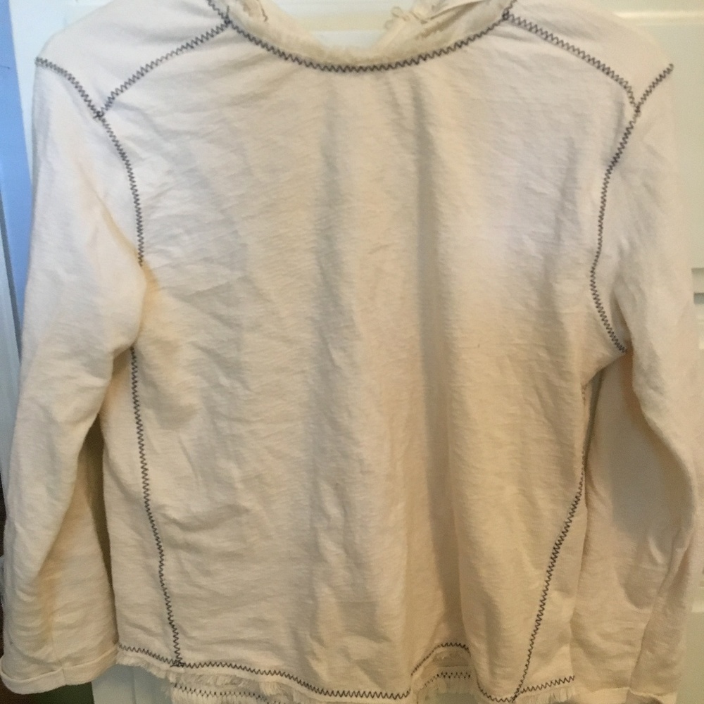 white long sleeve shirt